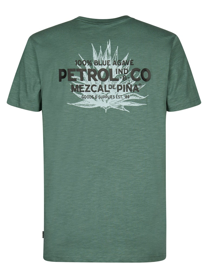 Men T-shirt Ss - Oud Groen