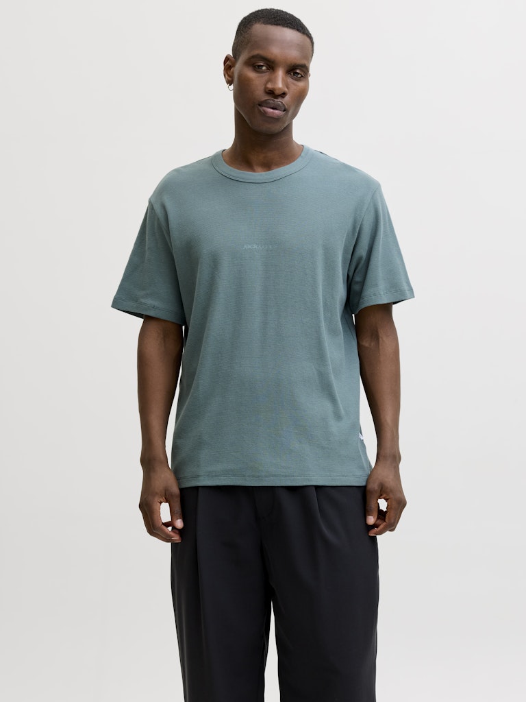 Jcoclub Structure Tee Ss Crew Neck - Oud Groen