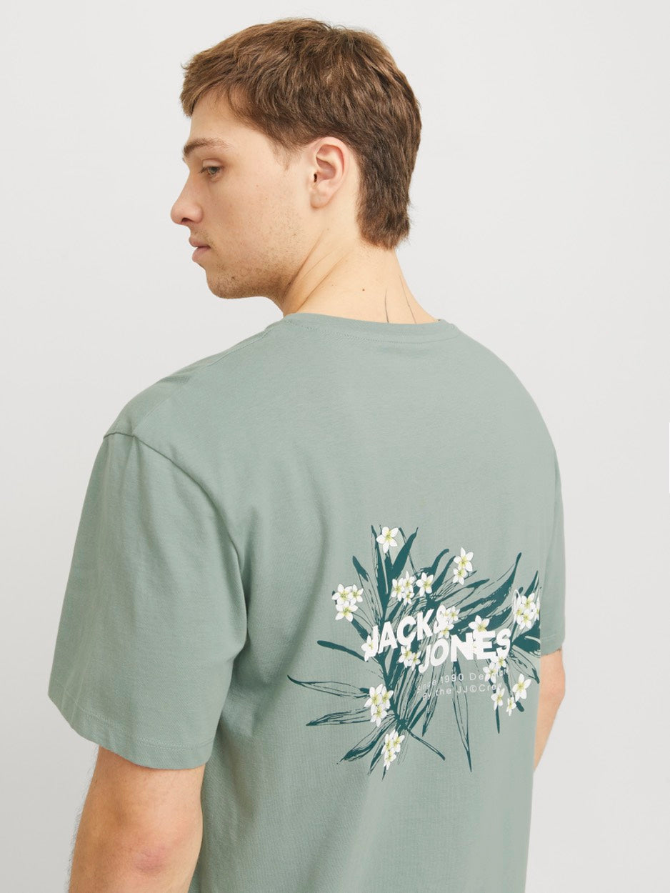 Jjhawaii Tee Ss Crew Neck - Oud Groen