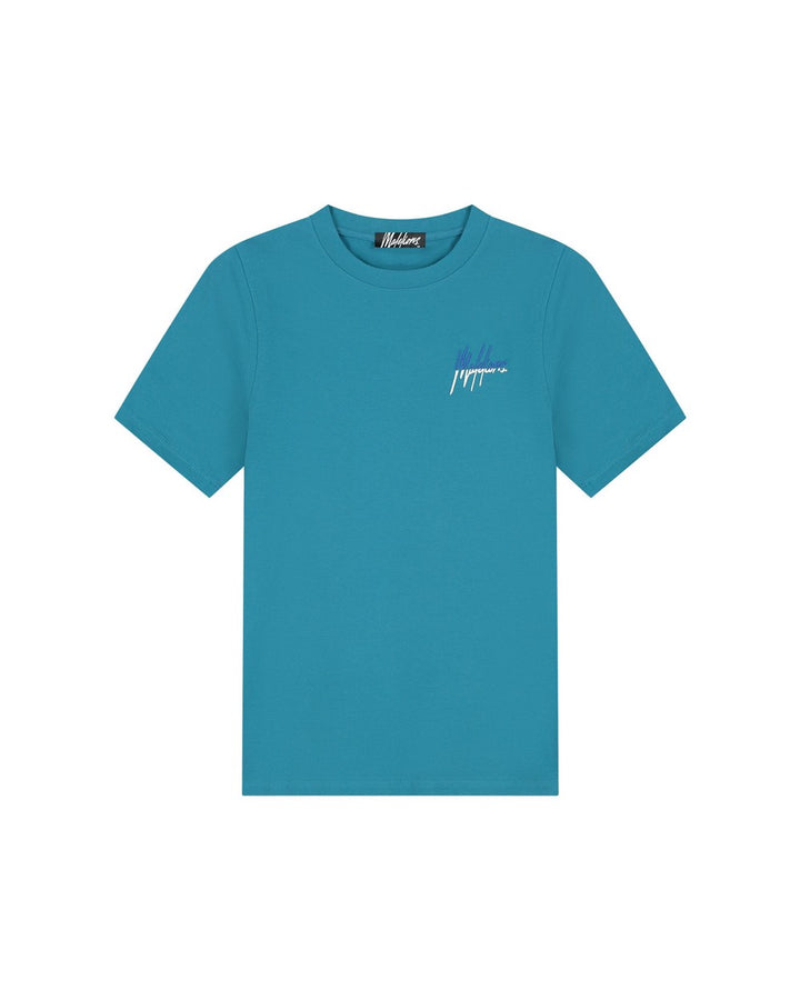 Split Slim T-shirt - Esmerald