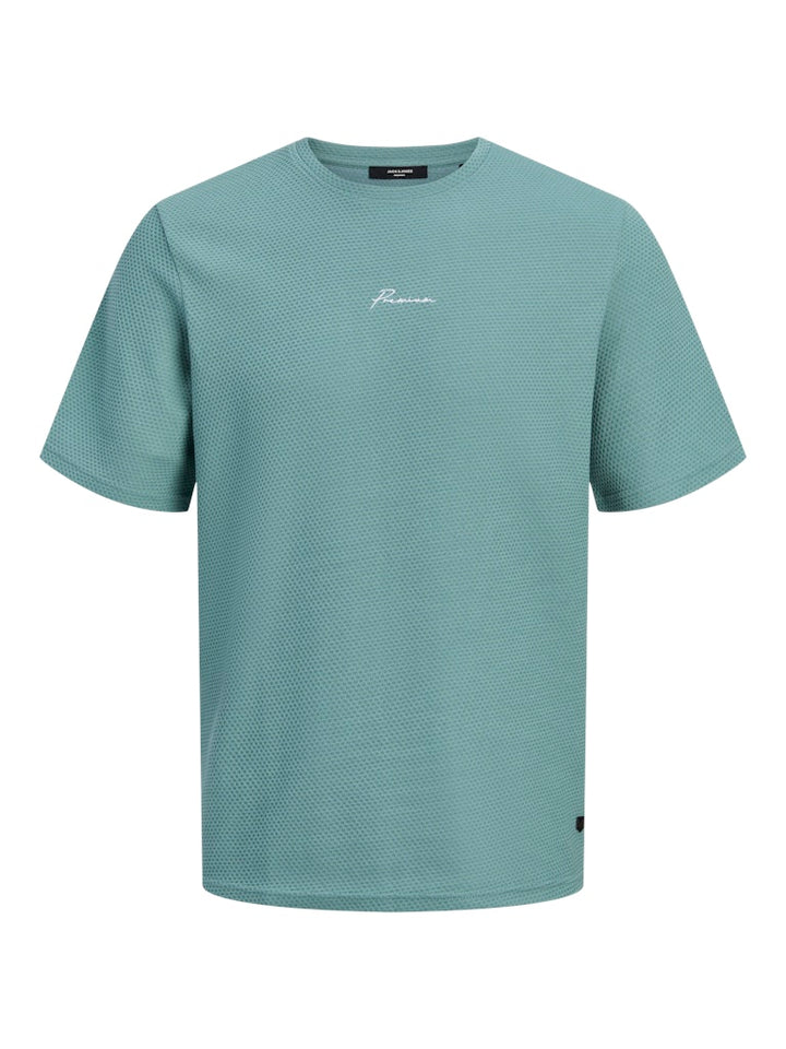 Jprblafranco Ss Tee Crew Neck Smu - Esmerald