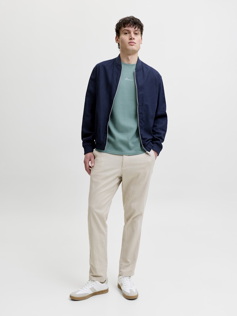 Jprblafranco Ss Tee Crew Neck Smu - Esmerald