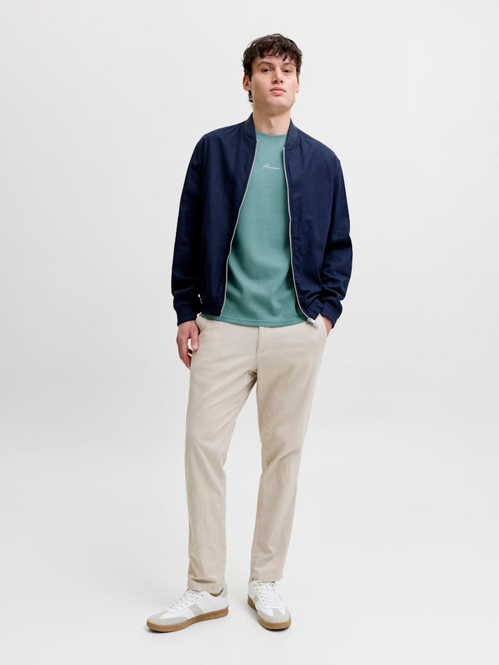 Jprblafranco Ss Tee Crew Neck Smu - Esmerald
