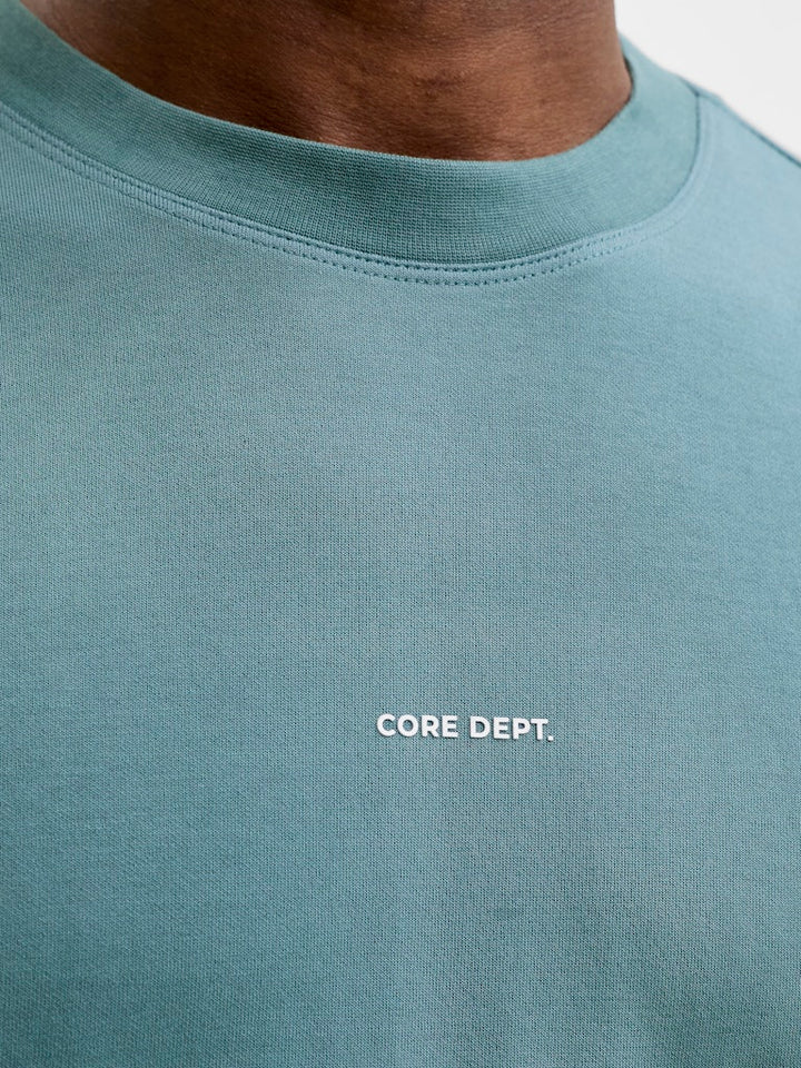 Jcospongytee Ss Crew Neck Smu - Esmerald