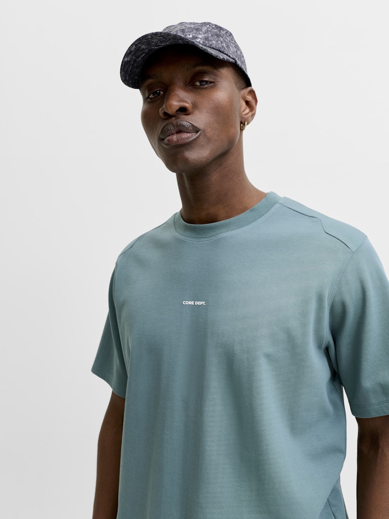 Jcospongytee Ss Crew Neck Smu - Esmerald