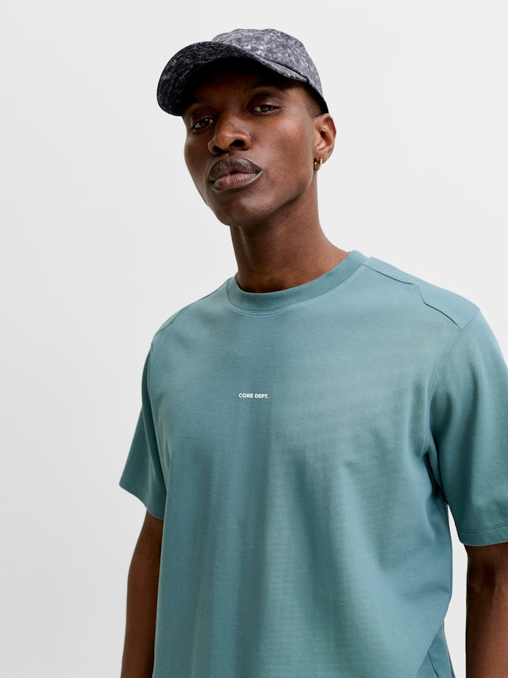 Jcospongytee Ss Crew Neck Smu - Esmerald