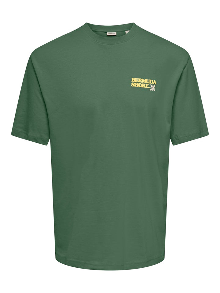 Onskiki Life Rlx Ss Tee - Esmerald