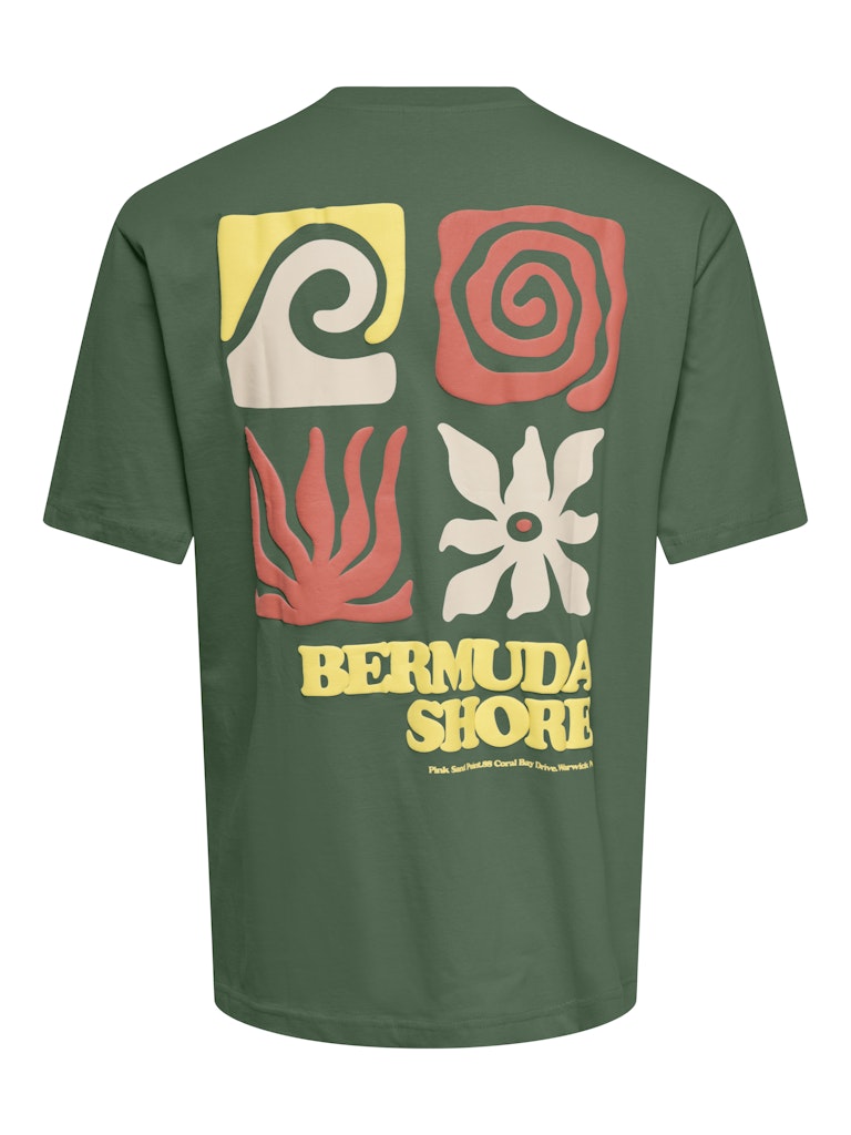 Onskiki Life Rlx Ss Tee - Esmerald