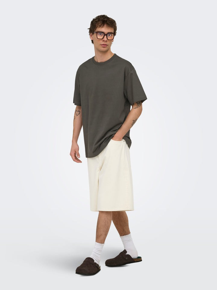 Onsfred Life Rlx Ss Tee Noos - Army
