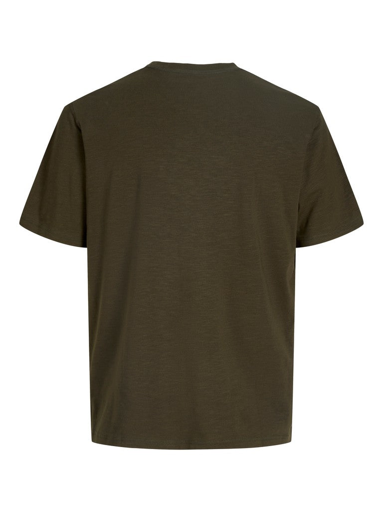 Jjedover Slub Tee Ss Noos - Army