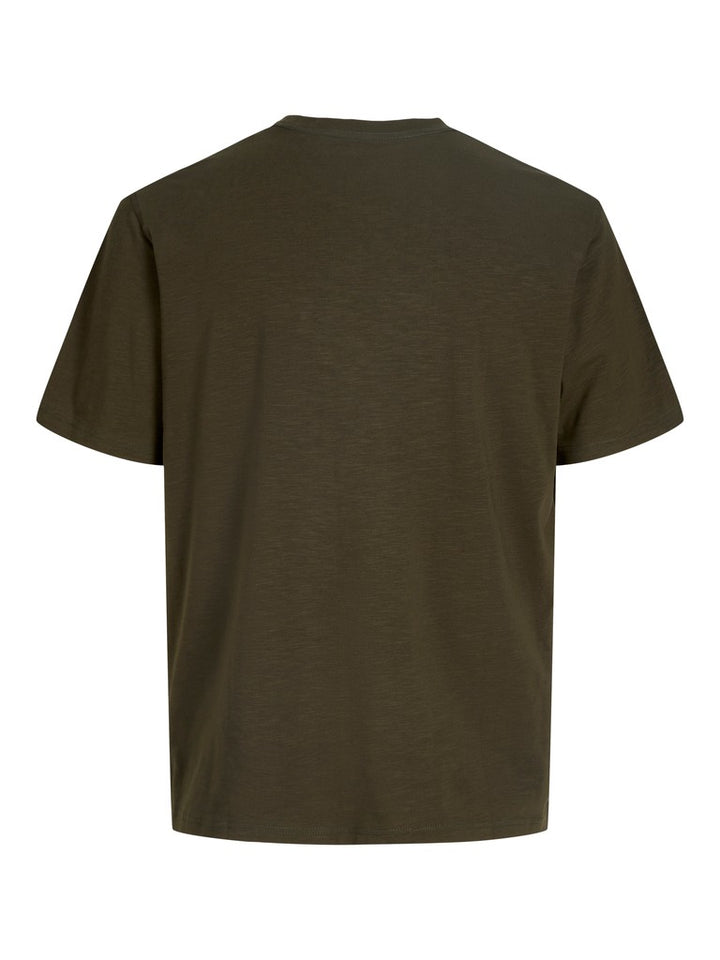 Jjedover Slub Tee Ss Noos - Army