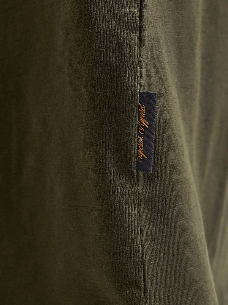 Jjedover Slub Tee Ss Noos - Army