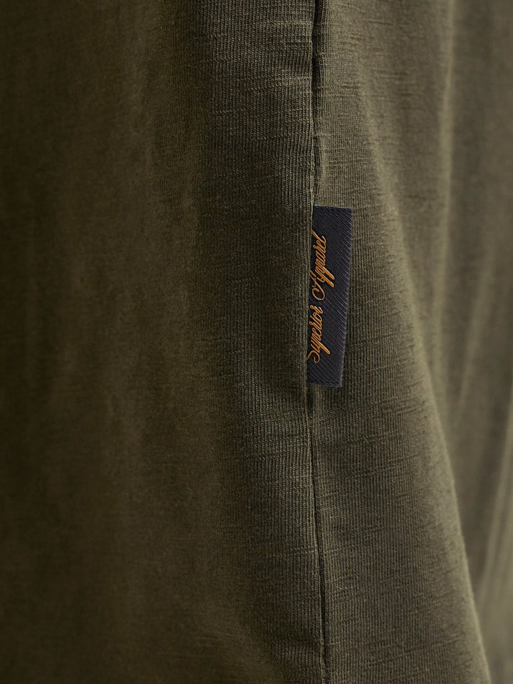 Jjedover Slub Tee Ss Noos - Army