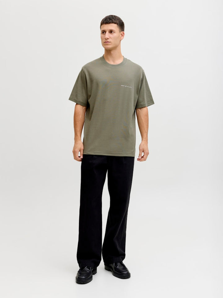 Jprblaowen Ss Branding Tee Sn - Army