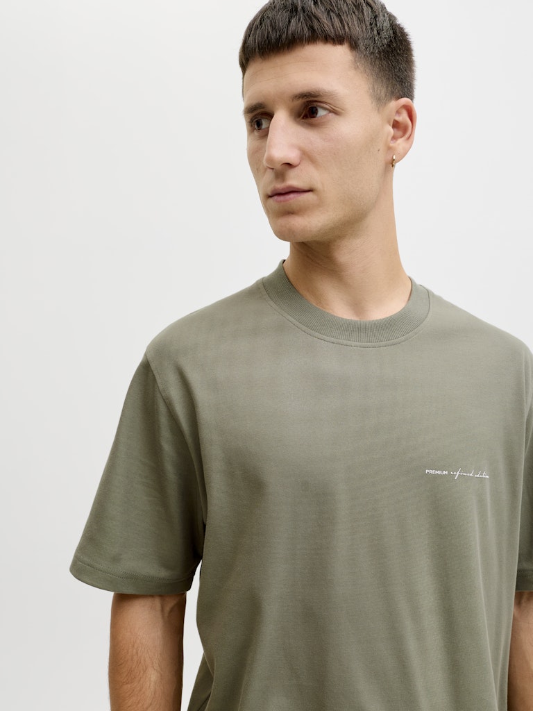 Jprblaowen Ss Branding Tee Sn - Army