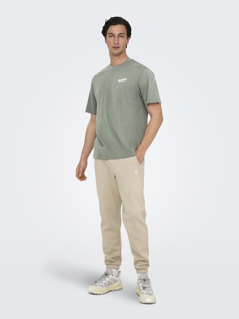 Onskeane Rlx Ss Print Tee Noos - Army