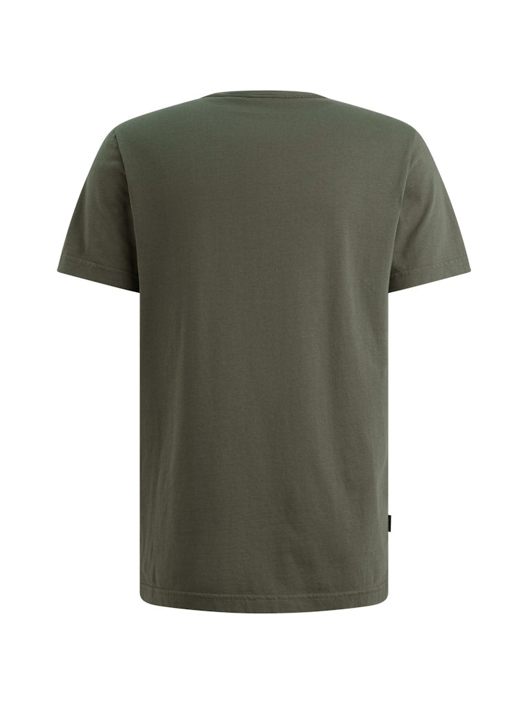 Short Sleeve R-neck Play Heavy Jer - Army