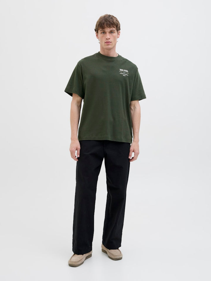 Jjeurban Edge Studio Tee Ss O-neck Noos - Donkergroen