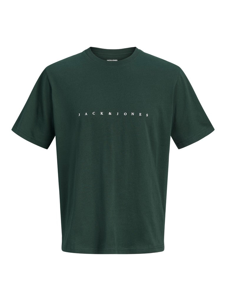 Jjestar Jj Tee Ss Noos - Donkergroen