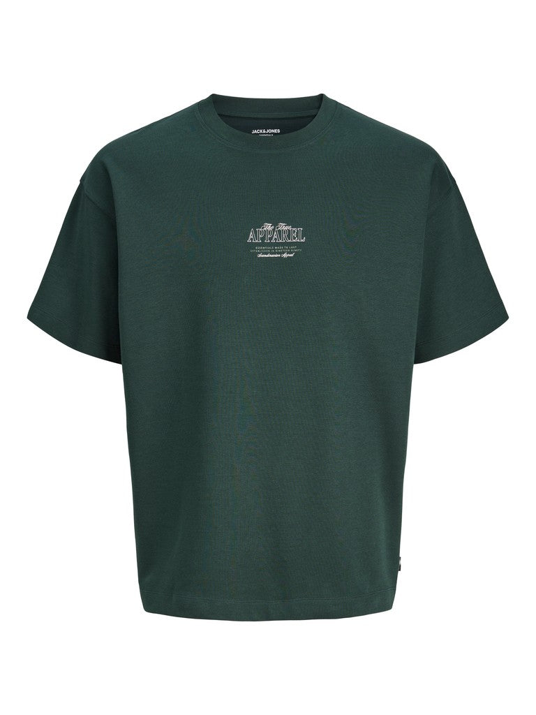 Jjebarron Studio Tee Ss - Donkergroen