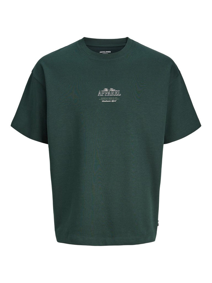 Jjebarron Studio Tee Ss - Donkergroen