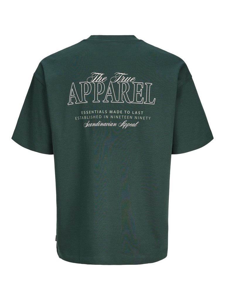 Jjebarron Studio Tee Ss - Donkergroen
