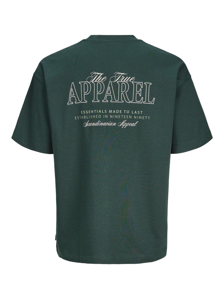 Jjebarron Studio Tee Ss - Donkergroen