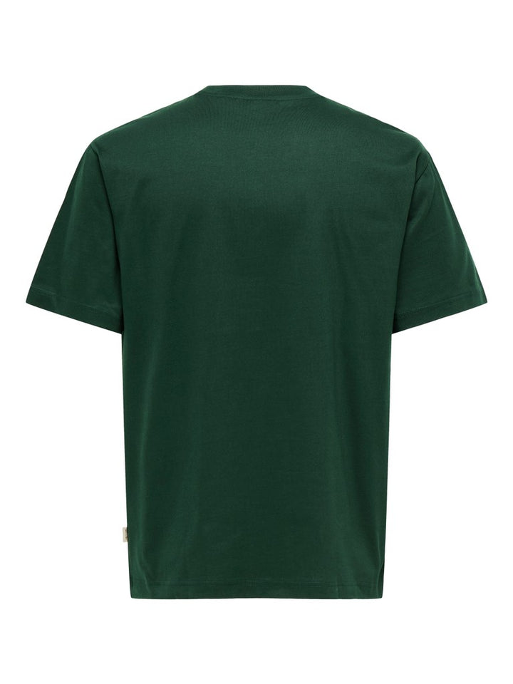 Onsfred Life Rlx Ss Tee Noos - Groen