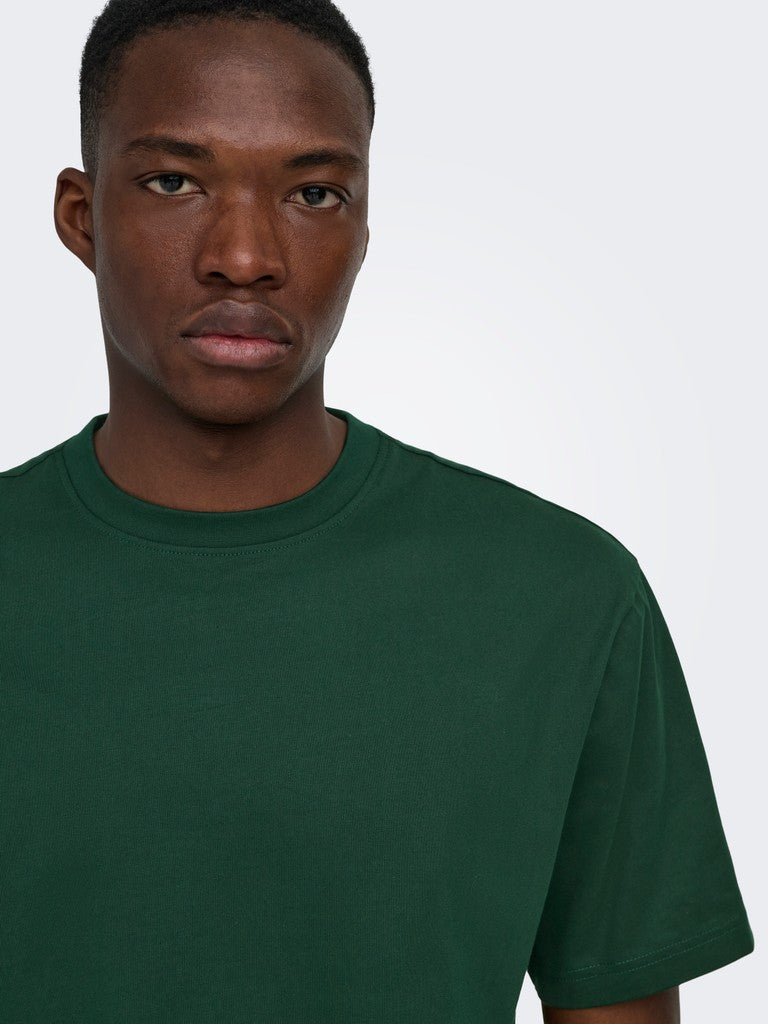 Onsfred Life Rlx Ss Tee Noos - Groen