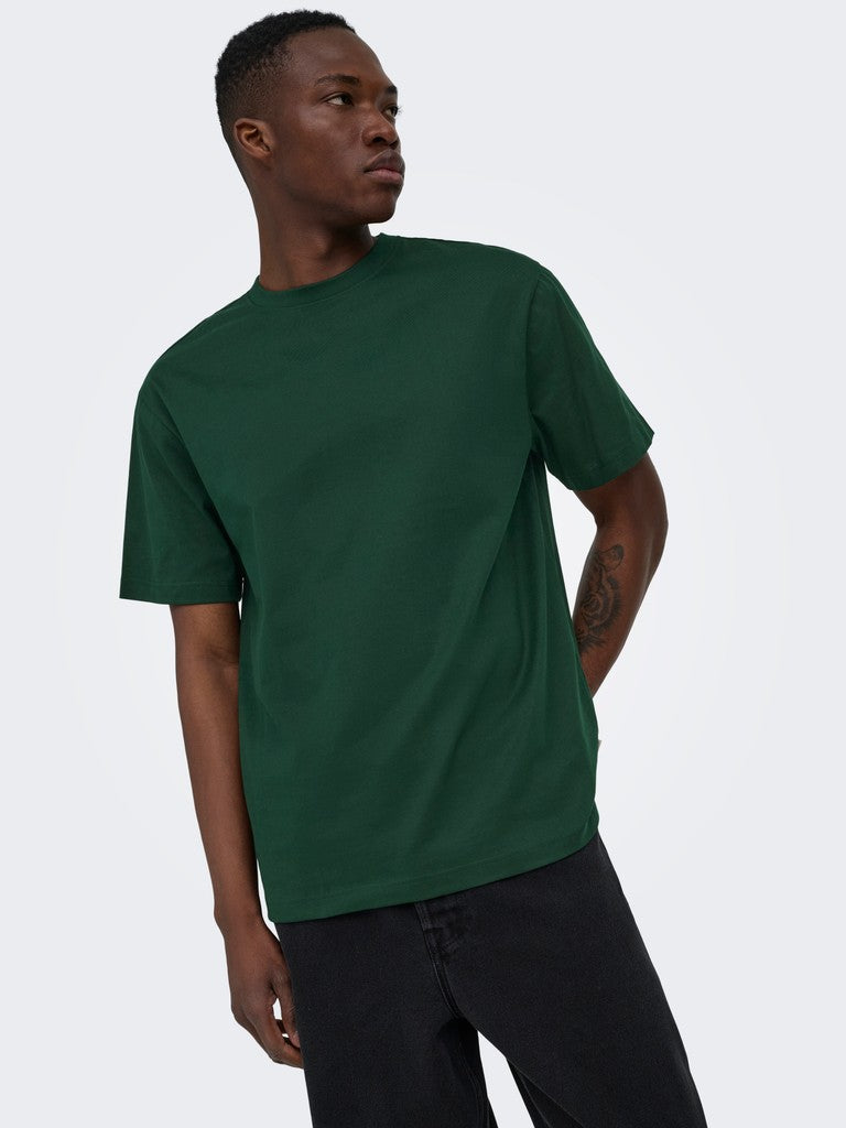 Onsfred Life Rlx Ss Tee Noos - Groen