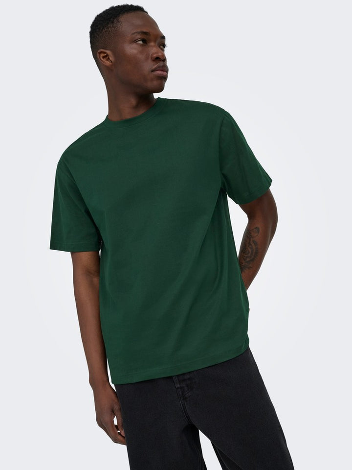 Onsfred Life Rlx Ss Tee Noos - Groen