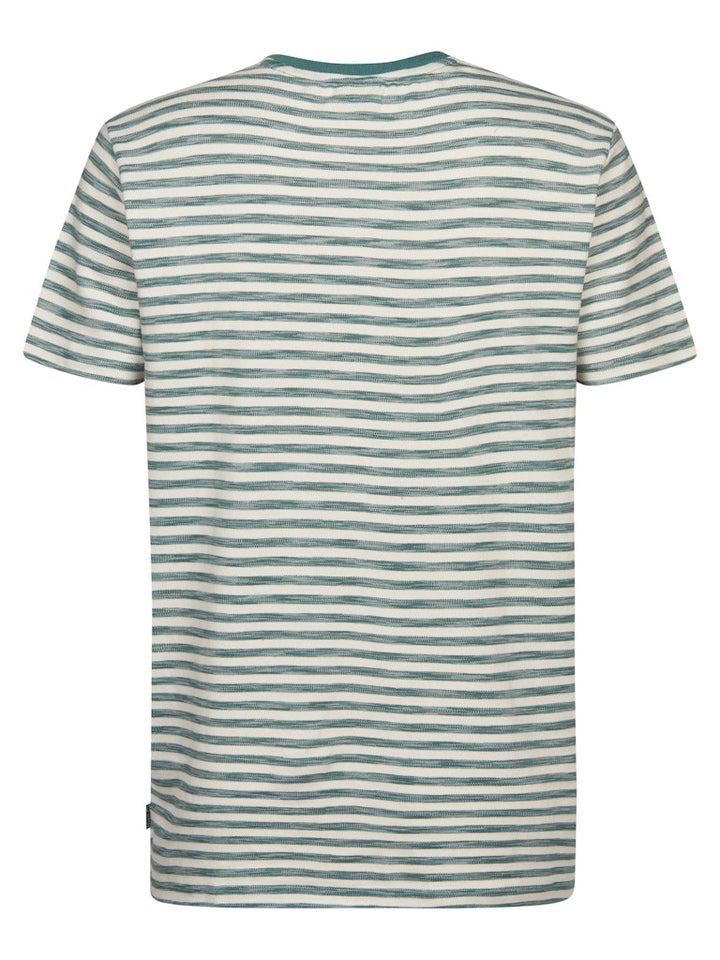 Men T-shirt Ss - Groen Dessin