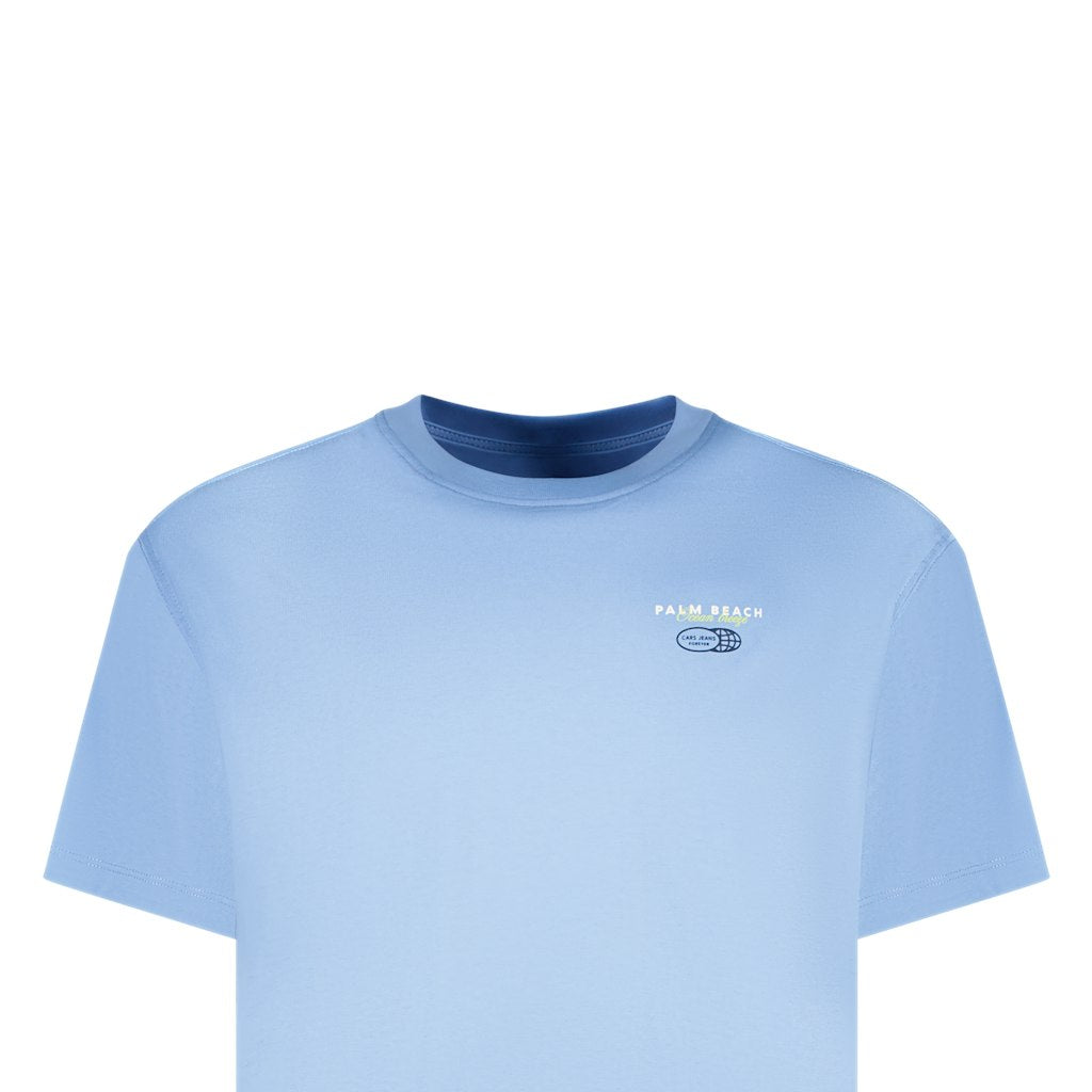 Pluyo Ts Backprint Navy - Blauw
