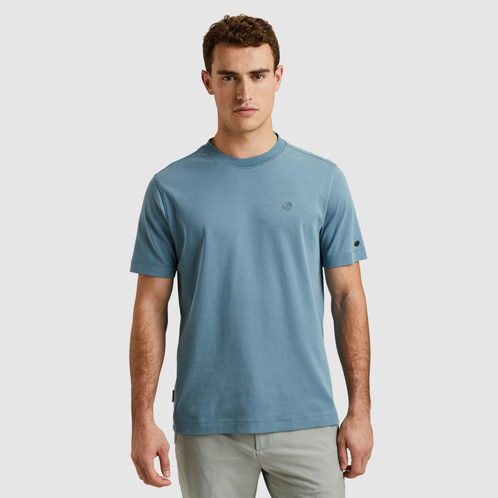 Short Sleeve R-neck Regular Fit In - Blauw