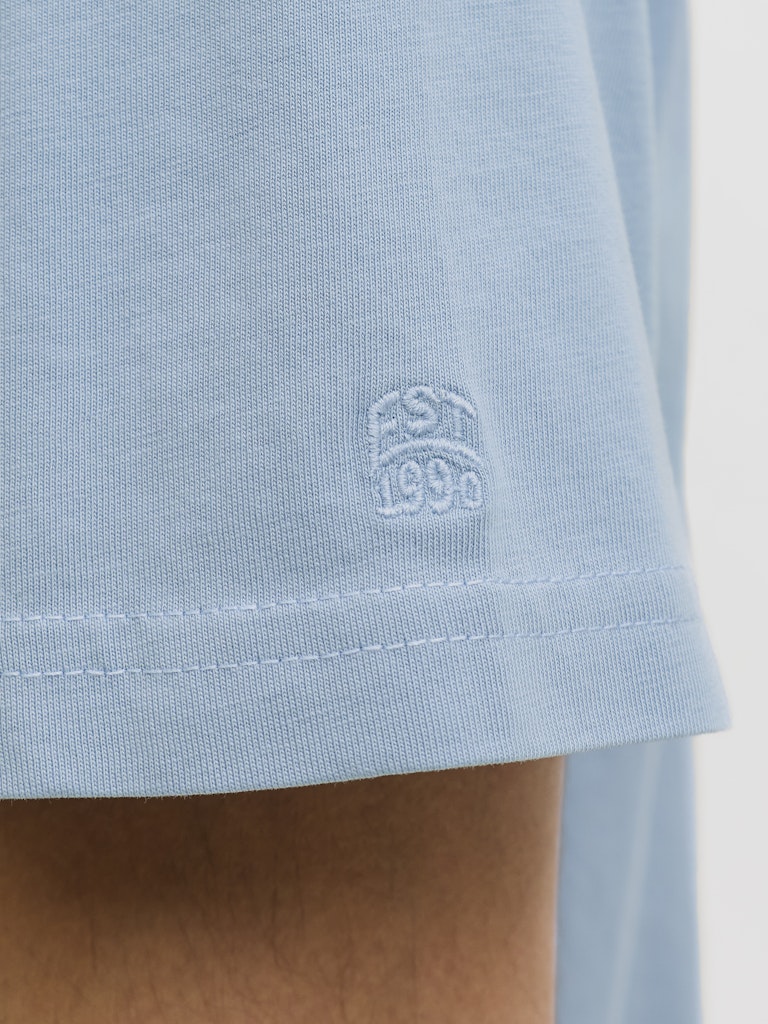 Jprblucaleb Ss Tee Sn - Lichtblauw