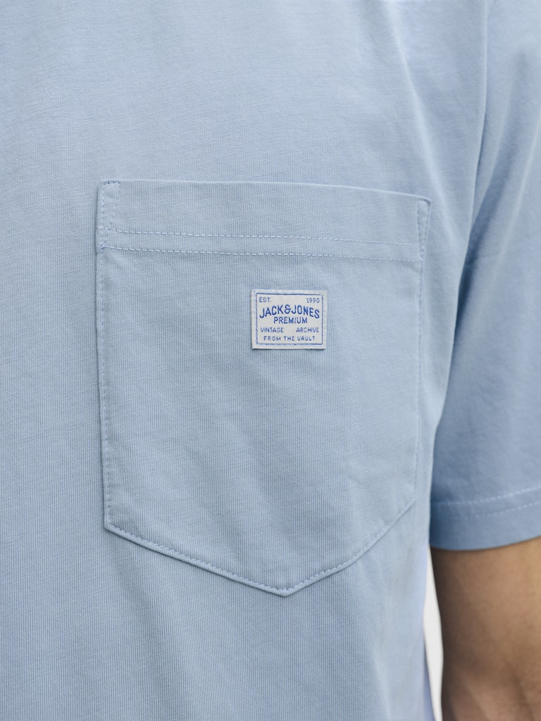 Jprblucaleb Ss Tee Sn - Lichtblauw