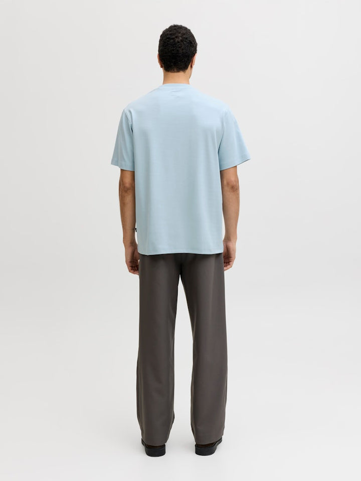 Jprblaowen Ss Branding Tee Sn - Lichtblauw