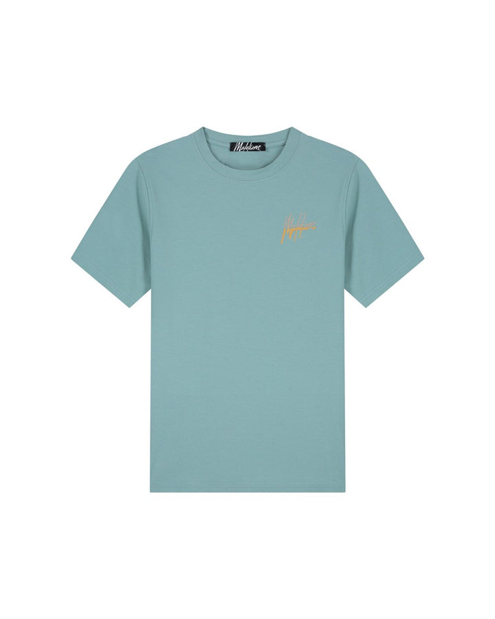 Split Slim T-shirt - Aqua