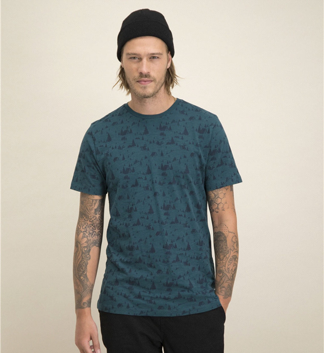 Onslevi Life Reg Text Ss Tee Noos - Rafblauw