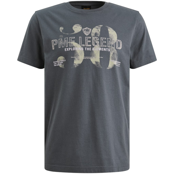 Short Sleeve R-neck Single Jersey - Rafblauw