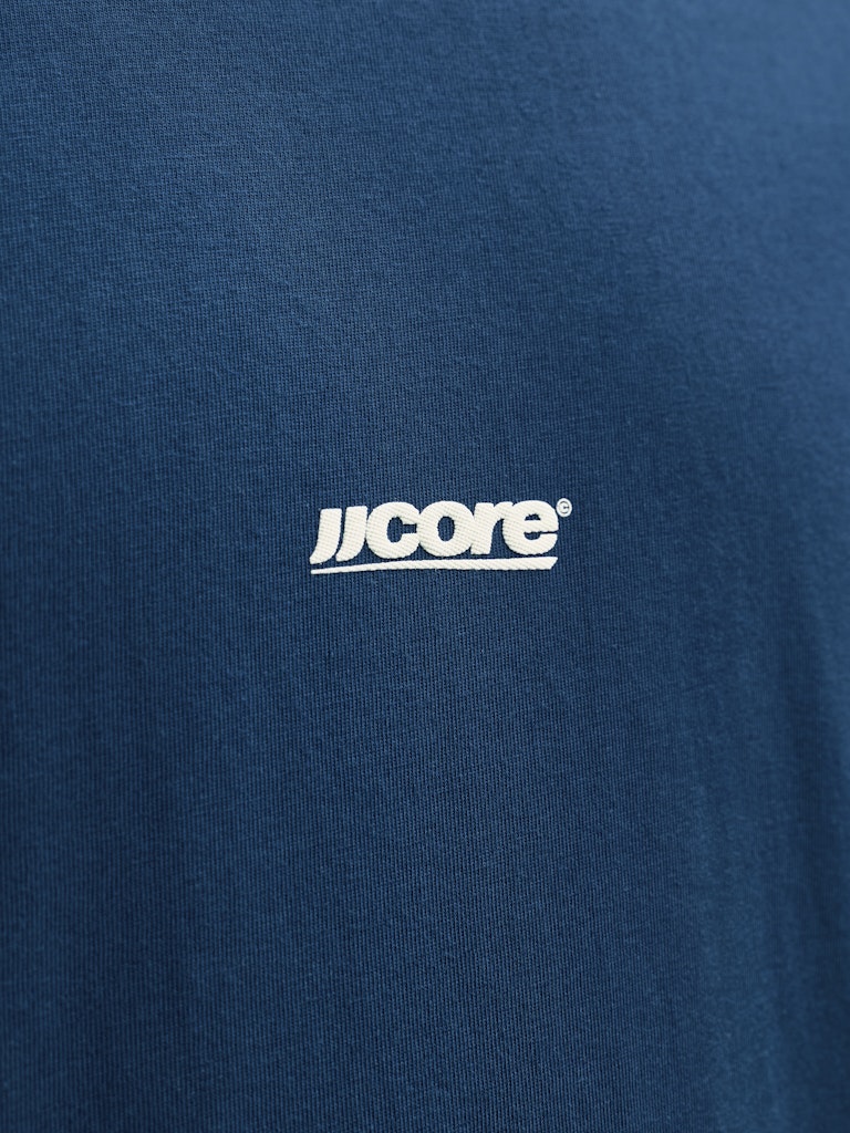Jcoclub Back Text Prnt Tee Ss Crew Neck - Rafblauw