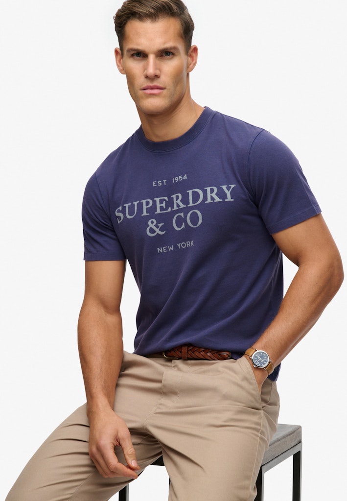1954 Company Relaxed Tee - Rafblauw