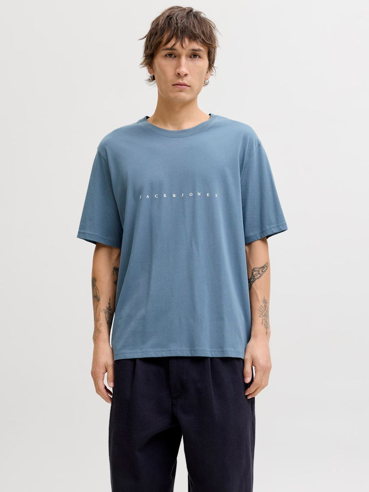 Jjestar Jj Tee Ss Noos - Rafblauw