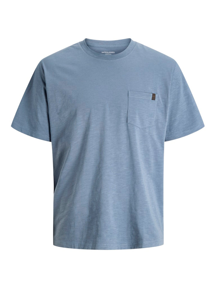 Jjedover Slub Tee Ss Noos - Rafblauw