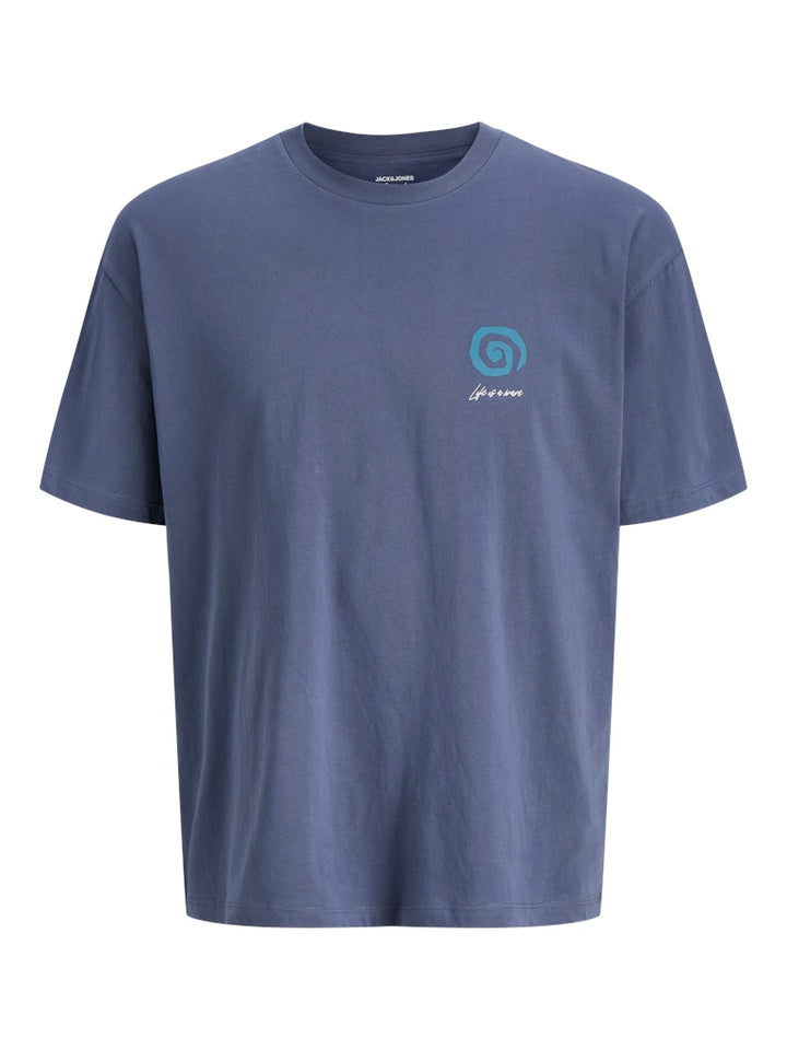 Jorsurf Tee Ss Crew Neck Styd Ss26 - Rafblauw