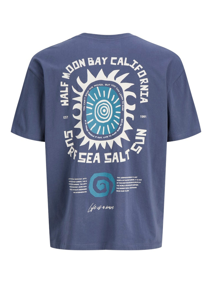 Jorsurf Tee Ss Crew Neck Styd Ss26 - Rafblauw