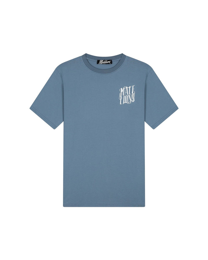 New York T-shirt - Petrol Blauw