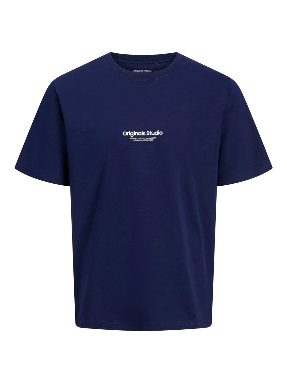 Jorvesterbro Tee Ss Crew Neck Noos - Navy