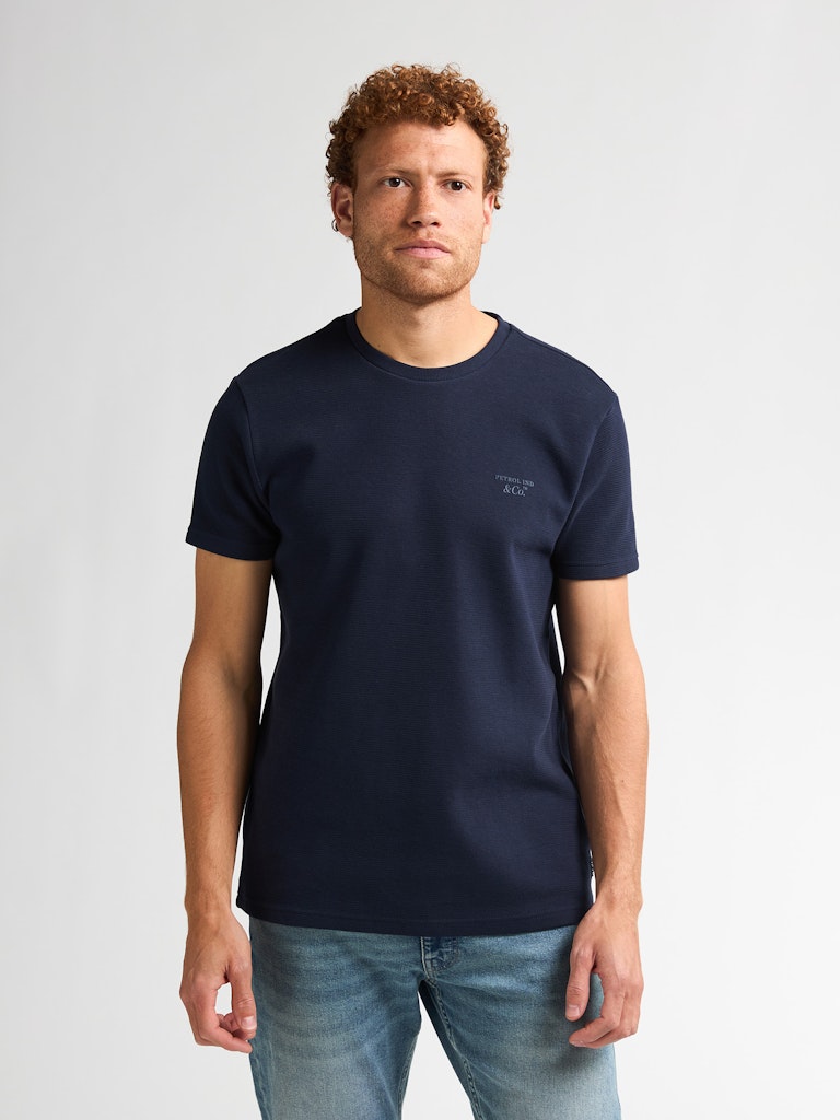 Men T-shirt Ss - Navy