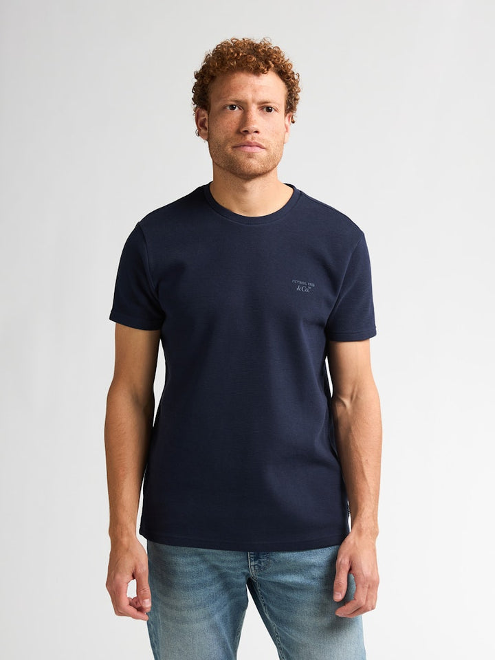 Men T-shirt Ss - Navy